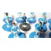Subbuteo Andrew Table Soccer SS Lazio 2019-20 on classic Hasbro bases